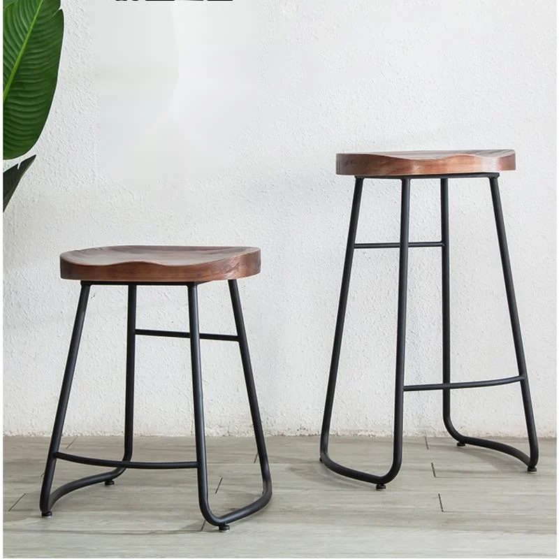 Z. A. Furniture - Kursi Bar Besi Modern Sederhana, Kursi