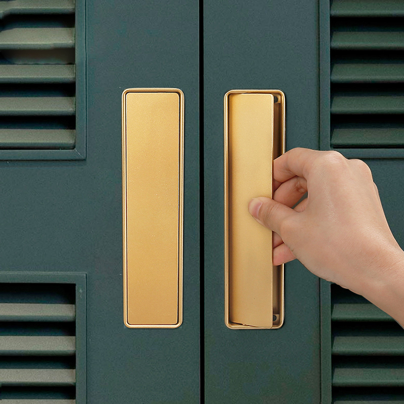 Furniture Rotating Hardware - Gagang Pintu Tersembunyi untuk Lemari Dapur,