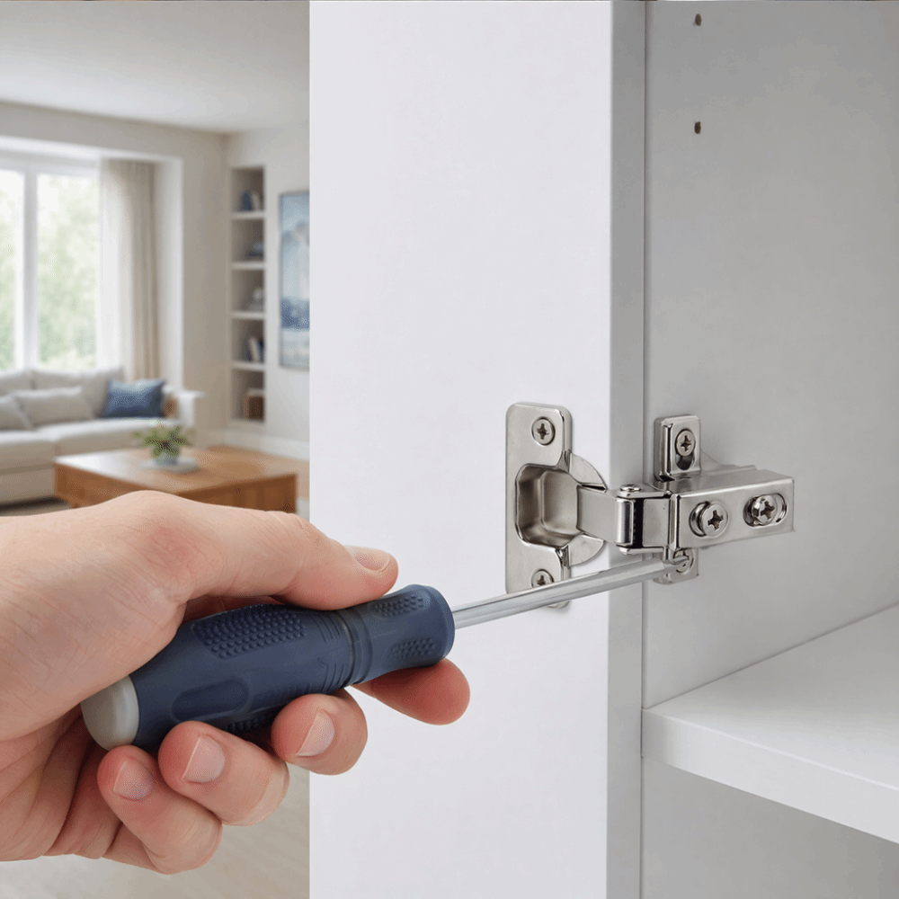 Soft Close Hinge - Engsel Pintu Kabinet Lengan Pendek yang