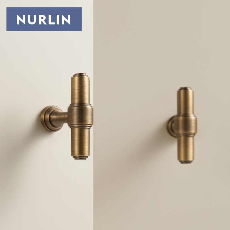Furniture Hardware Products - Nurlin Kuningan Padat Perancis Retro Perunggu