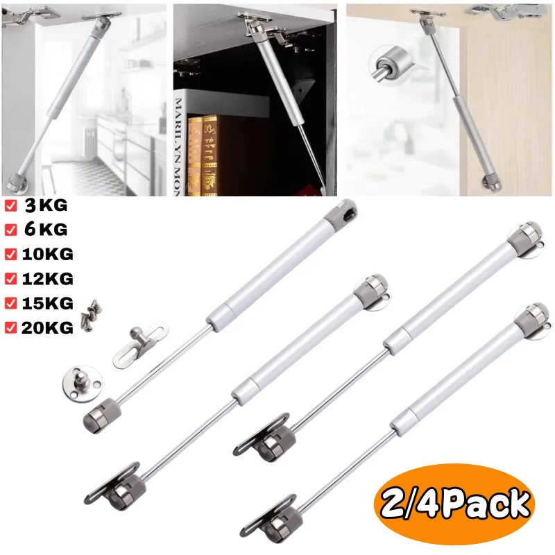 Cabinet Hinge Overlay - 2/4 Pak penyangga pintu pegas Gas