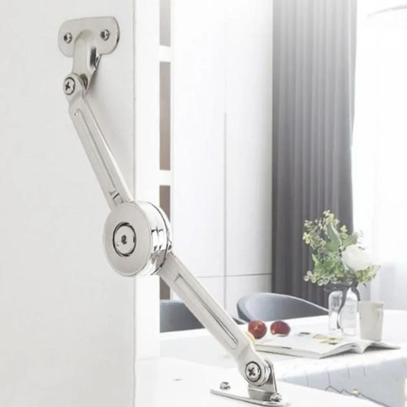 Soft Close Hinge - Engsel Penyangga Tutup Satin Nikel Lipat