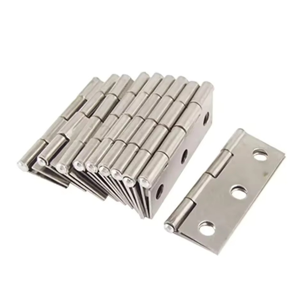 Cabinet Hinge Overlay - 2 Buah Engsel Lipat Stainless Steel