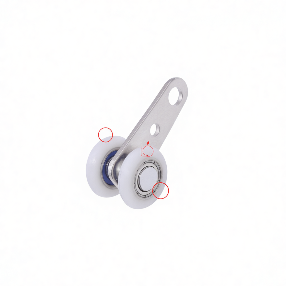 Roda Gantung Pintu Geser Tahan - Furniture Hardware Parts ulasan dan harga