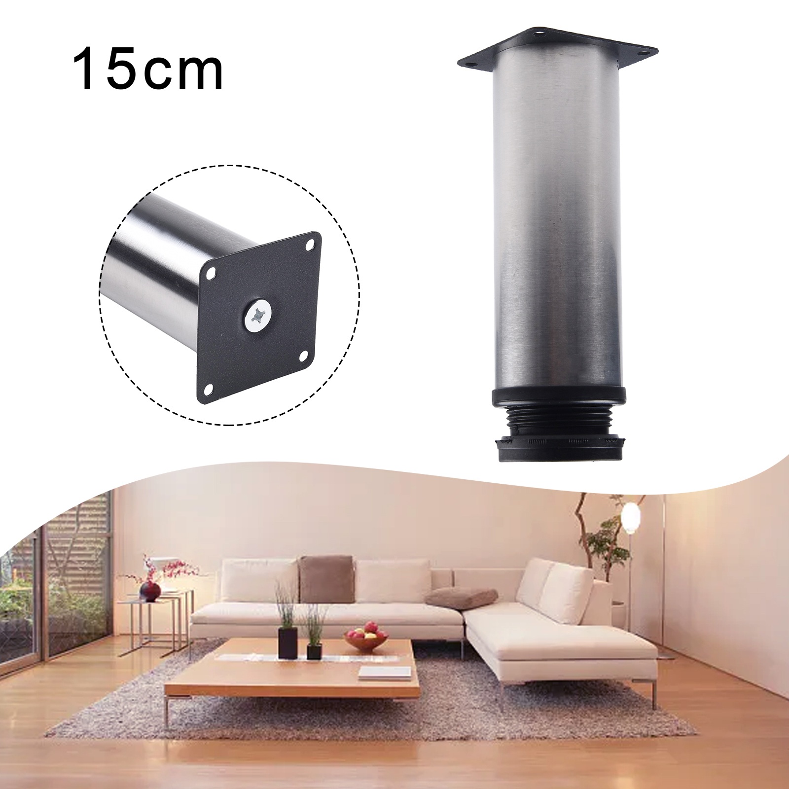 Kaki Furnitur Baja Tahan Karat - Cabinet Hinge Overlay ulasan dan harga