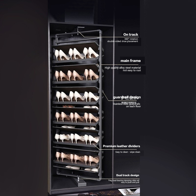 Rak sepatu berputar 360 deraja - Furniture Rotating Hardware ulasan dan harga