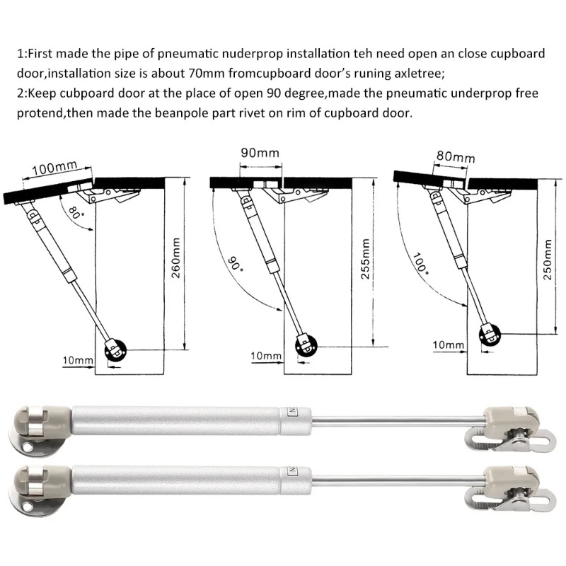 2Pcs 20/60/100N/150N Engsel Fu - Cabinet Hinge Overlay ulasan dan harga