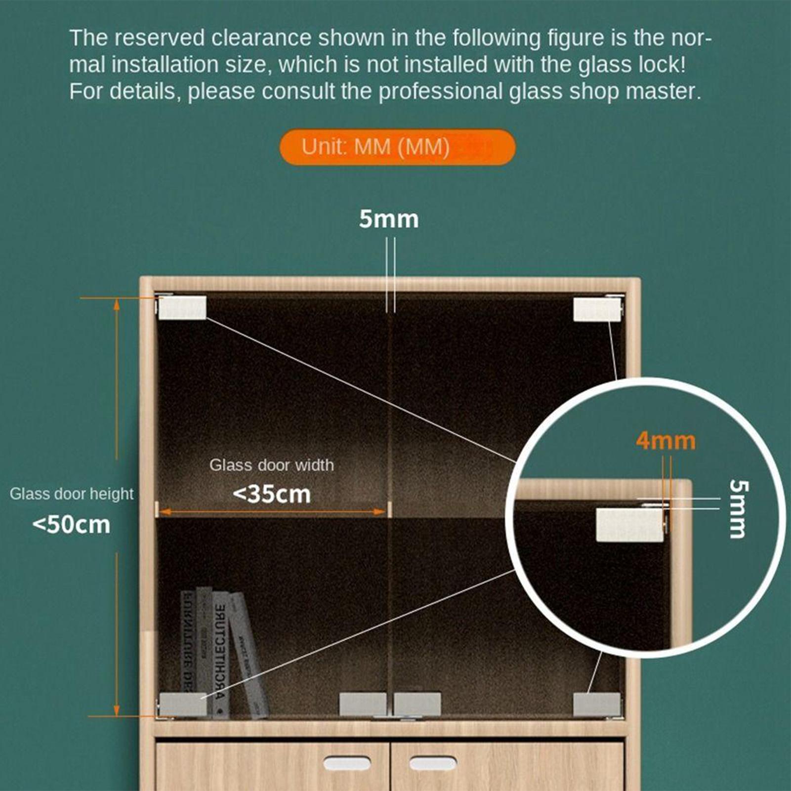 2 Buah Engsel Pintu Kaca Tanpa - Furniture Rotating Hardware ulasan dan harga
