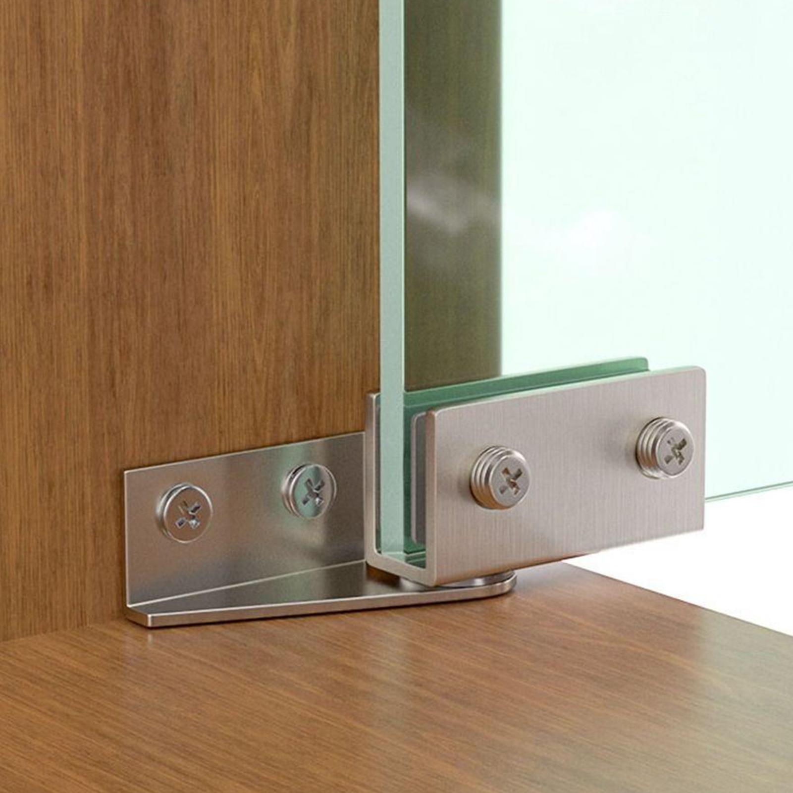 2 Buah Engsel Pintu Kaca Tanpa - Furniture Rotating Hardware ulasan dan harga
