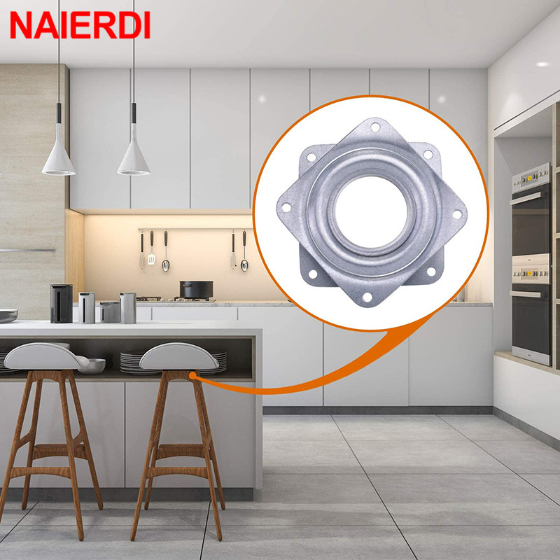 NAIERDI 3 Inch Putar Piring Fu - Furniture Rotating Hardware ulasan dan harga