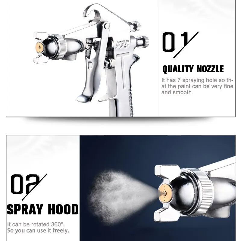 Pistol Semprot Warna F-75 yang - Furniture Hardware Parts ulasan dan harga
