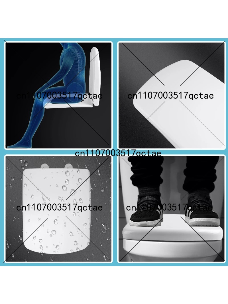 Dudukan Kloset Putih Heavy Dut - Soft Close Hinge ulasan dan harga